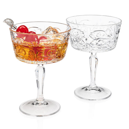 "Buck's Club" British Gentleman's Cocktail Glass (Gift Box Set of 2) - HISTORY COMPANY