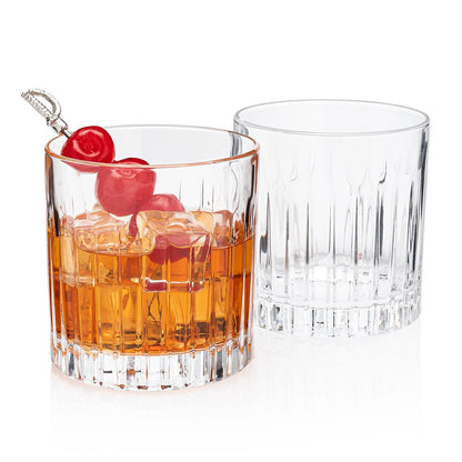 HISTORY COMPANY - 'Clipper Club' 1950 Pan Am Lounge Rocks Glass, a 2-piece set inspired by the golden age of air travel. 