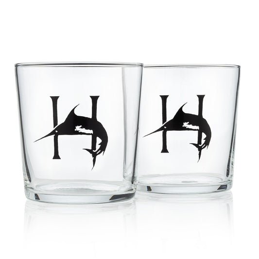 HISTORY COMPANY - Ernest Hemingway Signature 'On the Rocks' Glass, a 2-piece set inspired by the writer’s legendary drinks. 