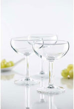 Load image into Gallery viewer, New York “Ladies Who Lunch” 1950 Cocktail Coupe Glass 2-Piece Set