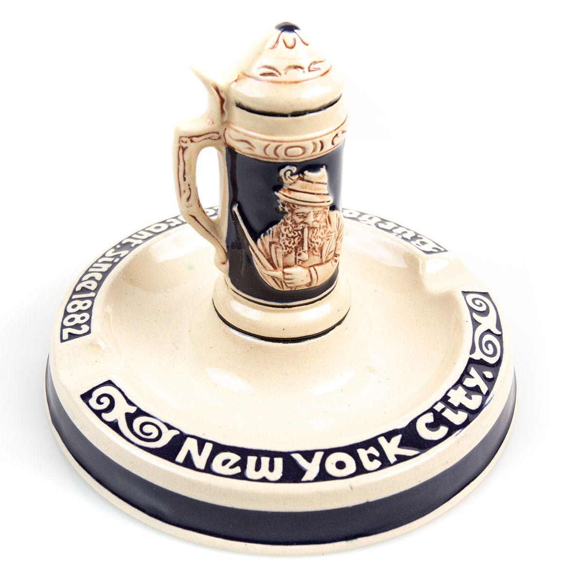 Original Luchow's German Restaurant "Beer Stein" Ashtray - HISTORY COMPANY