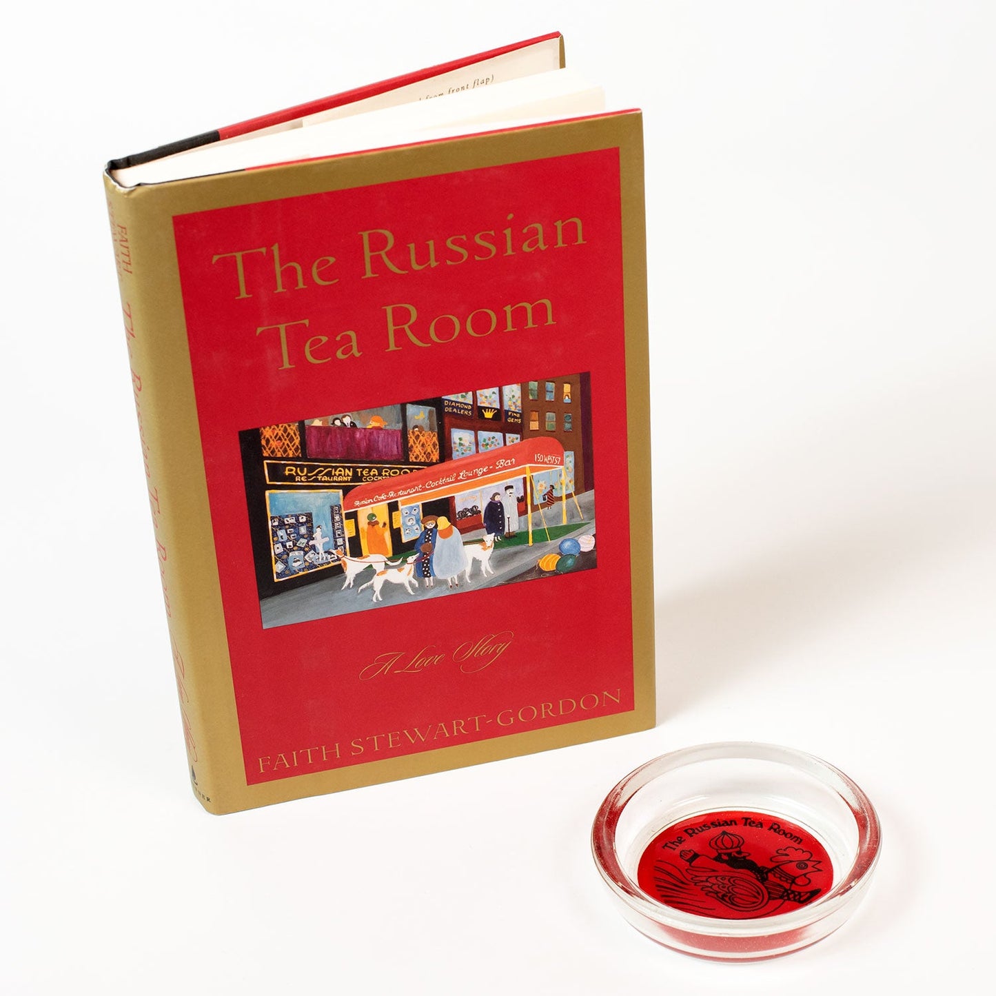 Original Russian Tea Room Ashtray PLUS Faith Stewart - Gordon's "Love Story" - HISTORY COMPANY