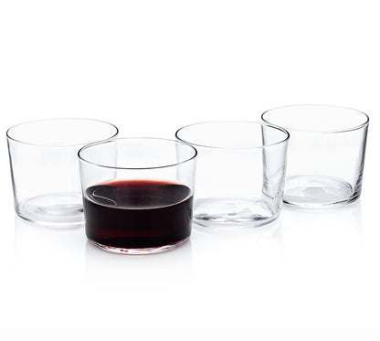 Spanish "Chatos" Stemless Wine Drinking Glasses (Gift Box Set of 4) - HISTORY COMPANY