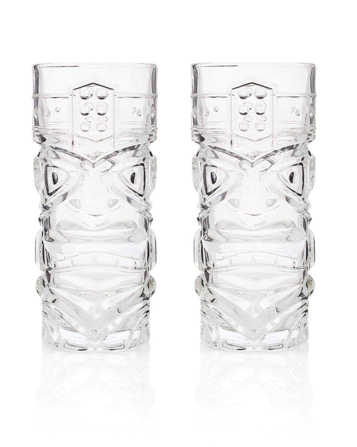 The Exotic "Zombie" Cocktail Ultimate Tiki Glass (Gift Box Set of 2) - HISTORY COMPANY