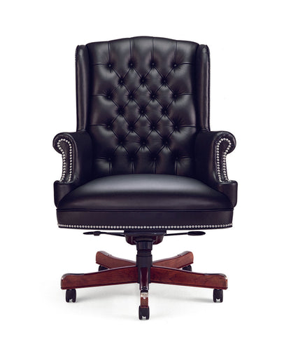 HISTORY COMPANY - President Bill Clinton Oval Office Chair, a handcrafted executive chair with historic design and luxury. 